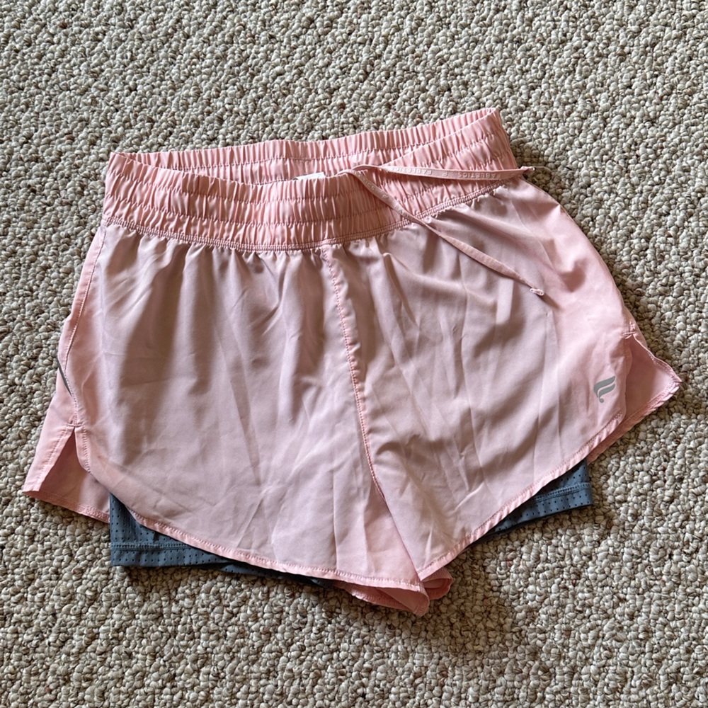 Fabletics Pink Athletic Shorts